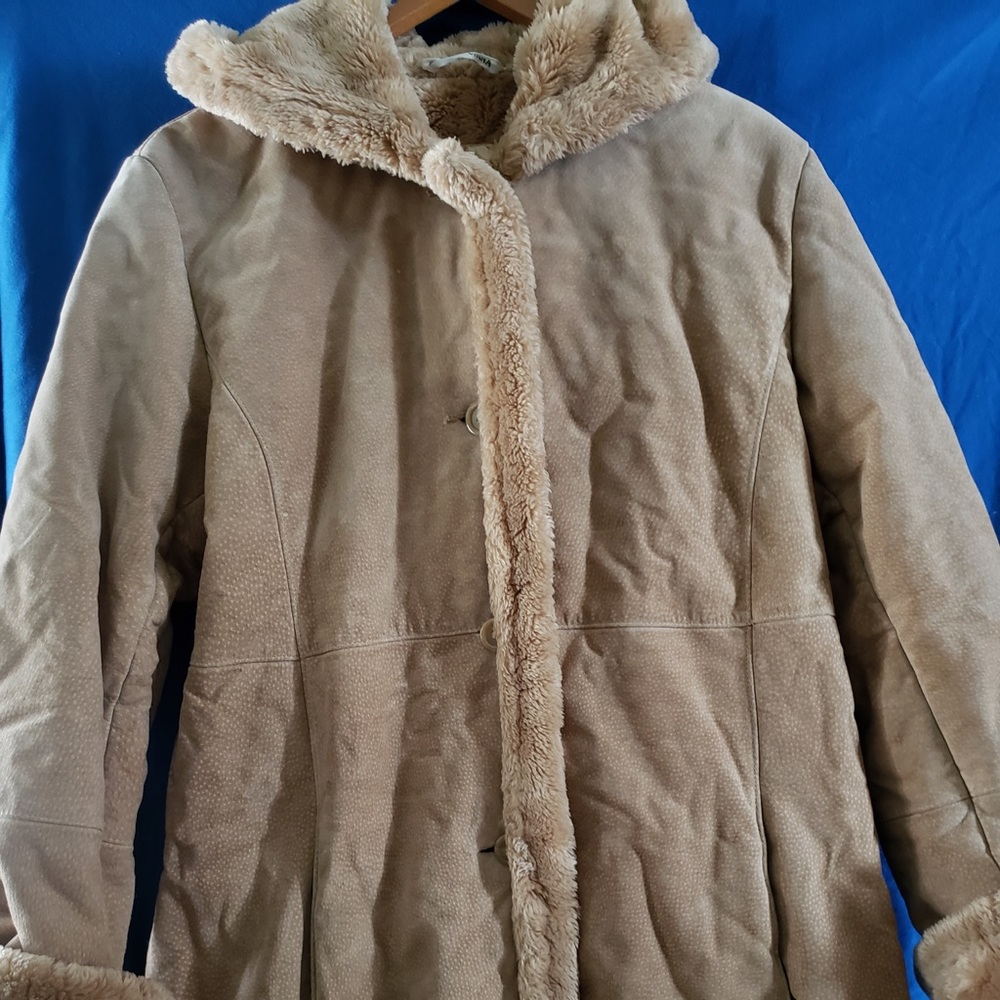Leather Winter Coat